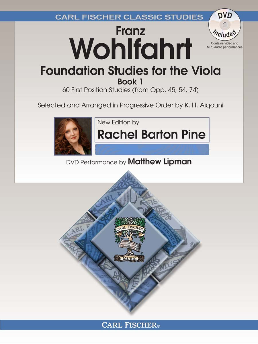 O2659X  Foundation Studies for the Viola  Book 1: 60 First Position Studies (from Op. 45, 54, 74)  Book & DVD,Used