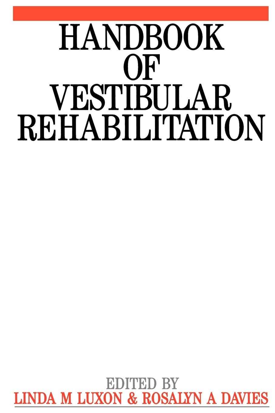Handbook of Vestibular Rehabilitation,Used