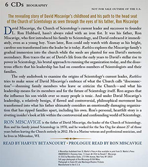 Ruthless: Scientology, My Son David Miscavige, and Me,Used