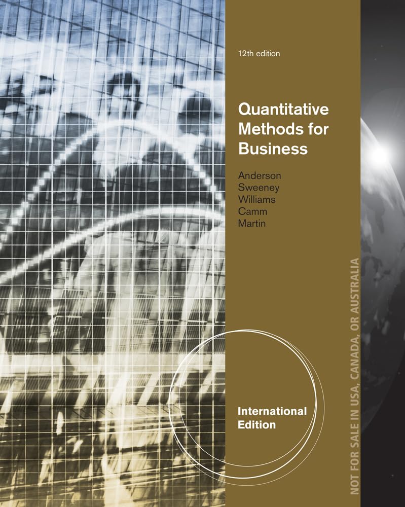 Quantitative Methods for Business,Used