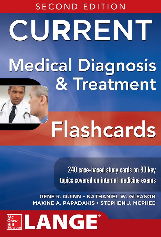 CURRENT Medical Diagnosis and Treatment Flashcards, 2E,Used