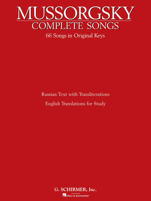 Complete Songs: Schirmer Library Of Classics Volume 2018 Voice And Piano,New