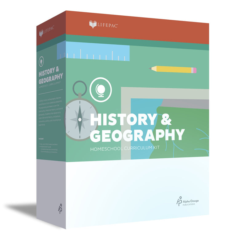 Lifepac History & Geography 5th Grade Complete Set,Used