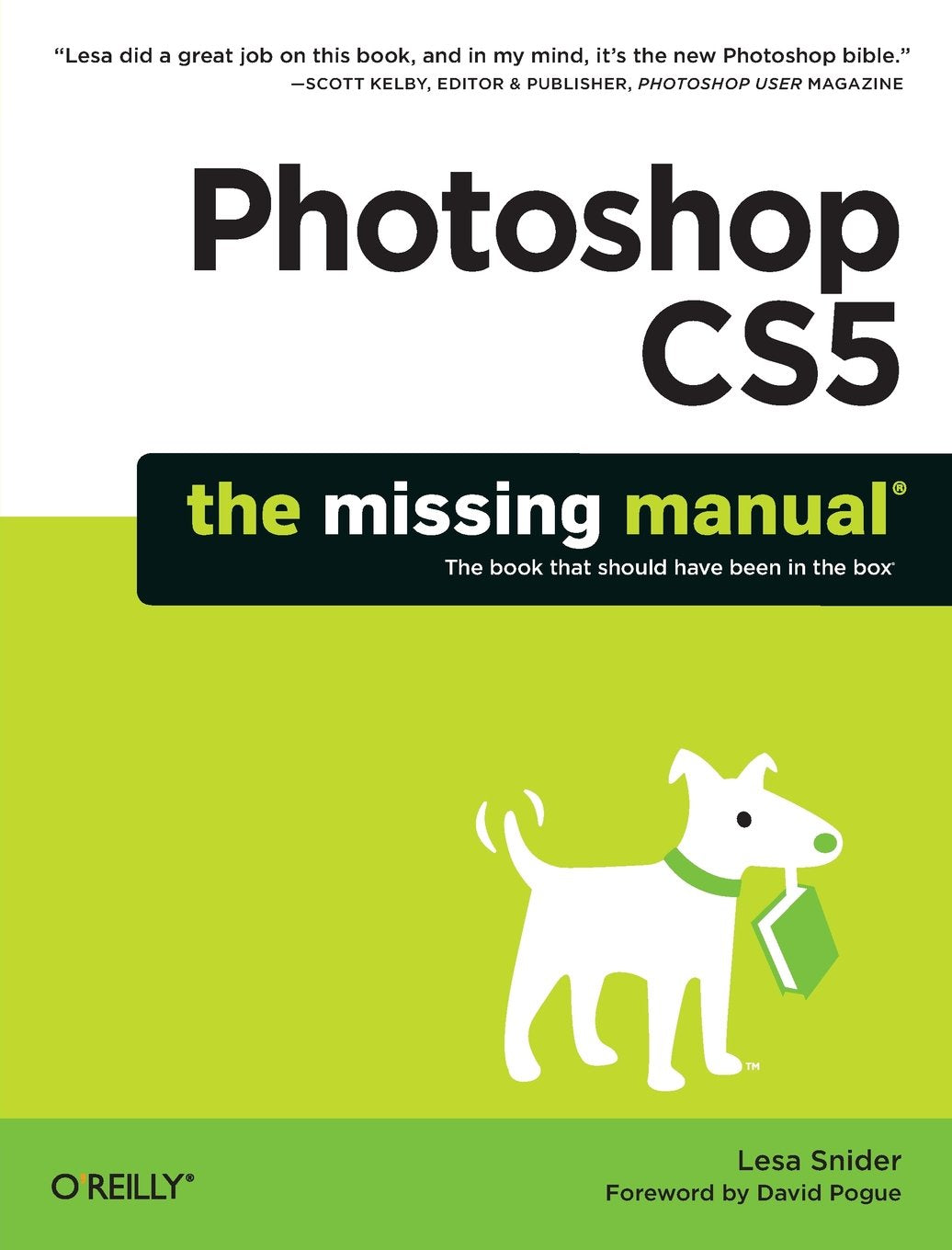 Photoshop CS5: The Missing Manual,Used