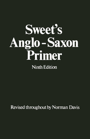 Sweet's AngloSaxon Primer,Used