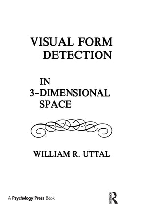 Visual Form Detection in Threedimensional Space (Distinguished Lecture Series),Used