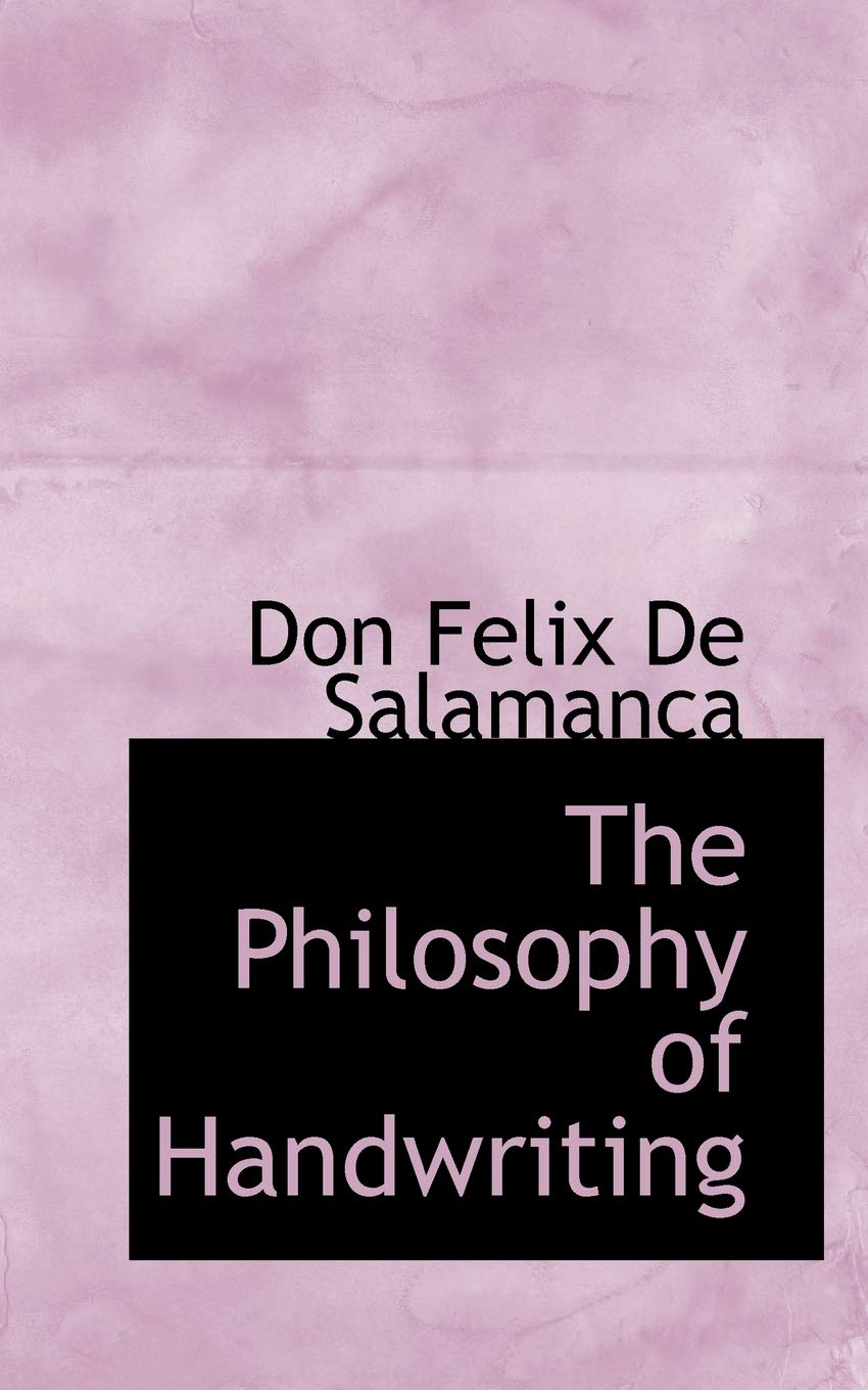 The Philosophy of Handwriting,New