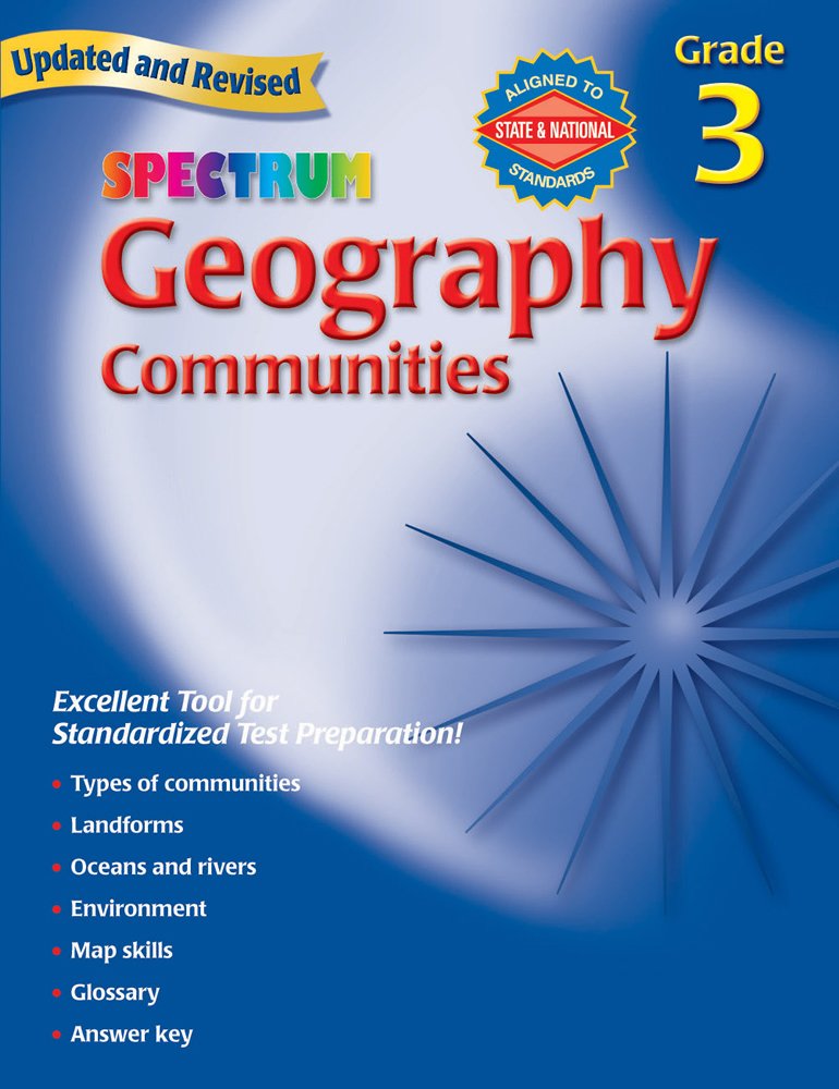 Spectrum Geography, Grade 3: Communities,New