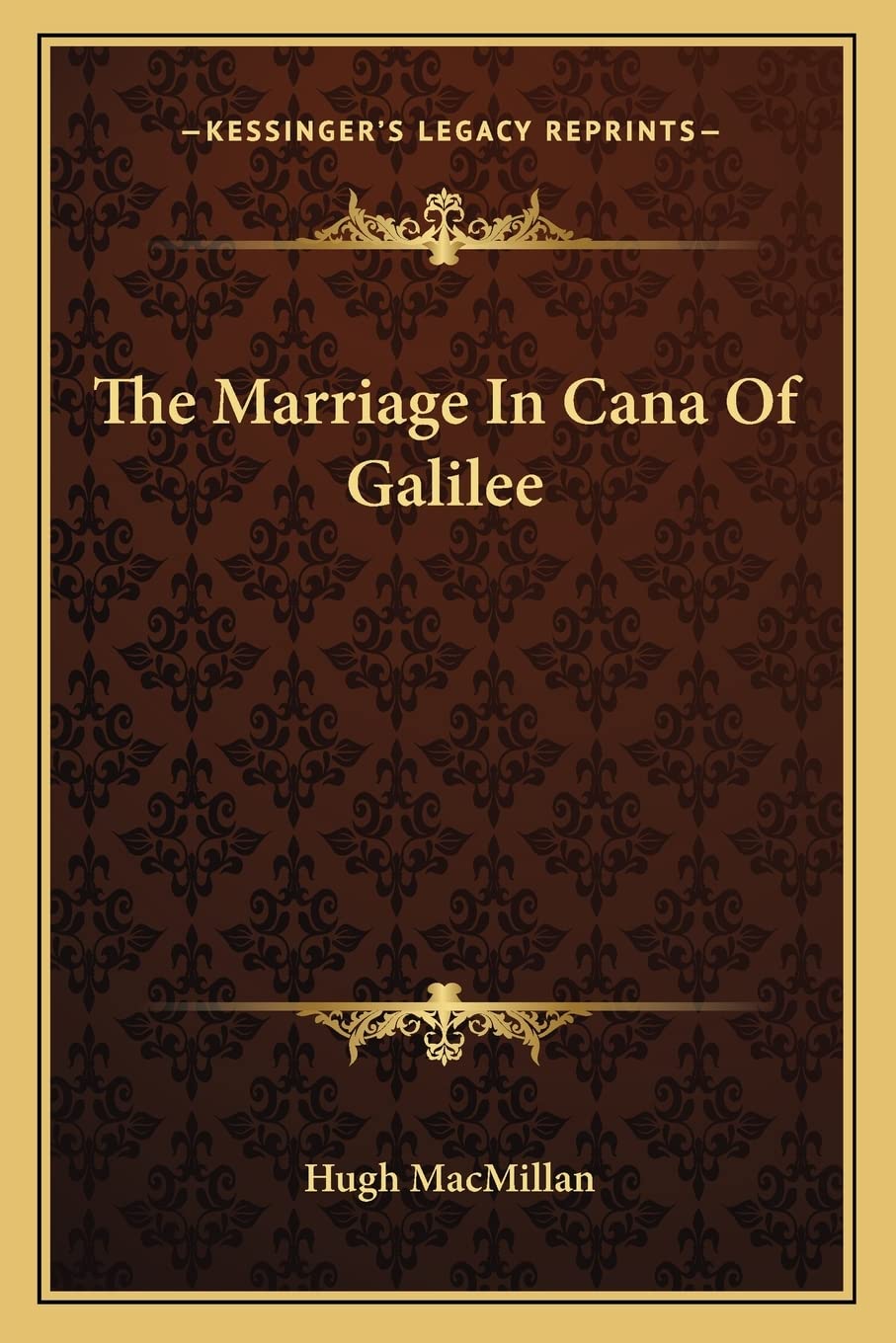 The Marriage In Cana Of Galilee,Used
