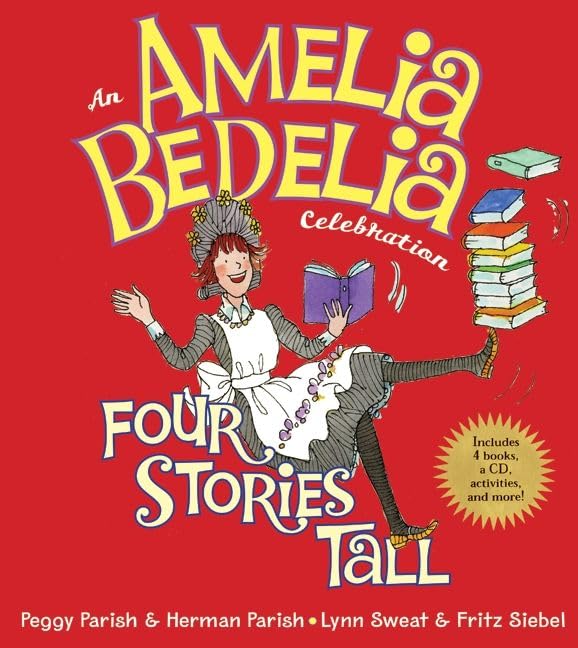 Amelia Bedelia Celebration, An: Four Stories Tall with Audio CD,Used