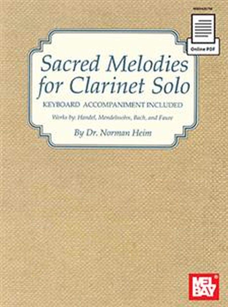Sacred Melodies For Clarinet Solo,Used