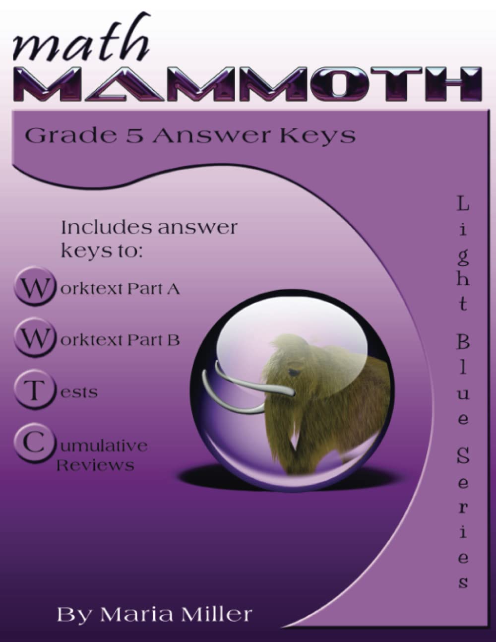Math Mammoth Grade 5 Answer Keys,Used
