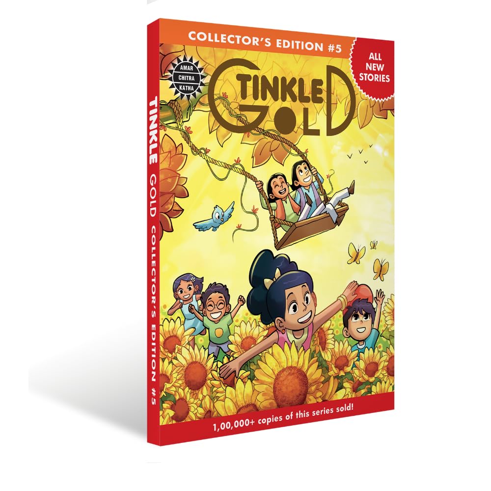 Tinkle Gold 5 | Classic Indian Comics For Kids | Story Books For Ages 5-10 | Fun And Educational | Bestselling Gift For Children | Tinkle Collection