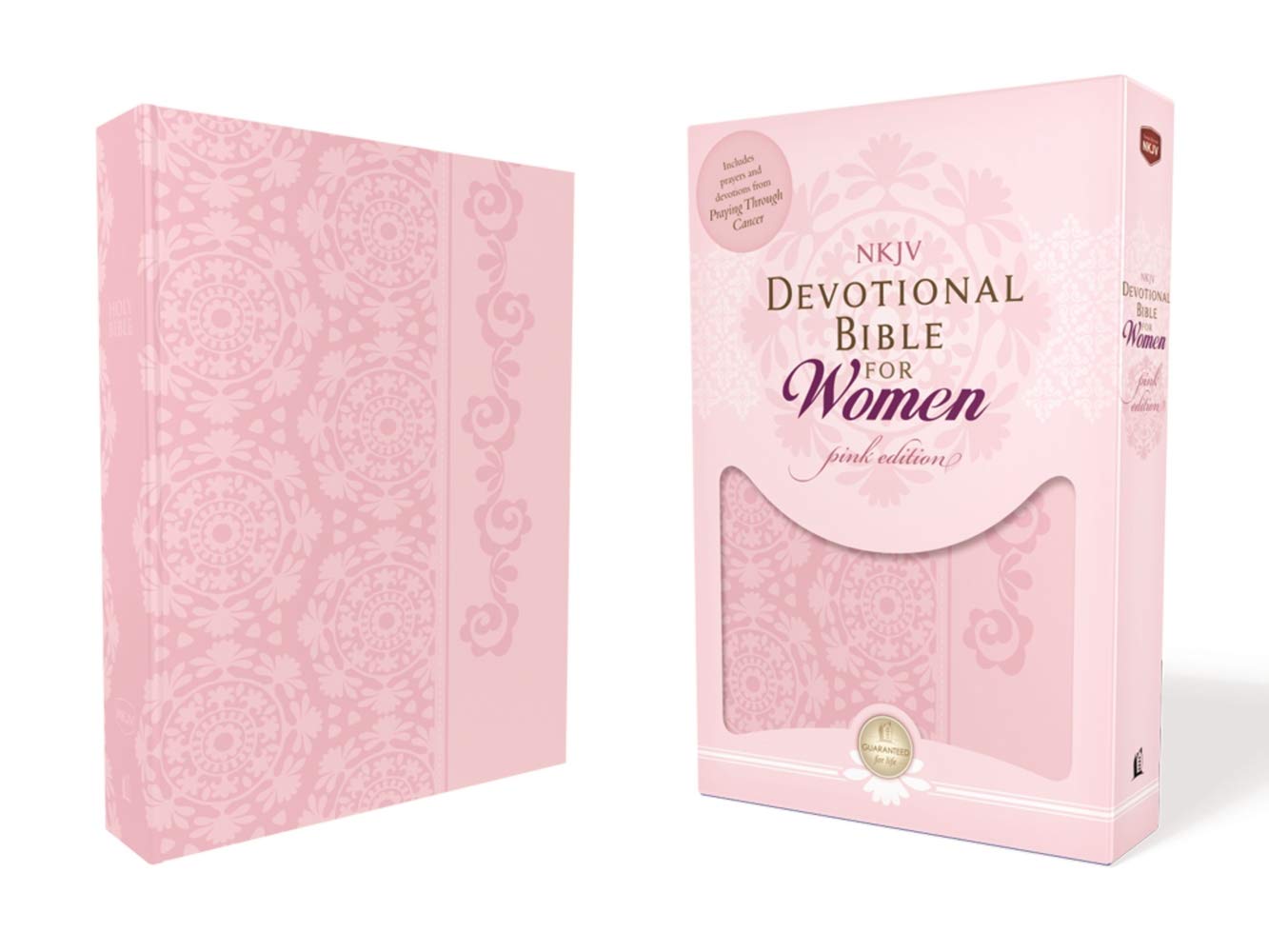 Nkjv, Devotional Bible For Women, Leathersoft, Pink: Pink Edition