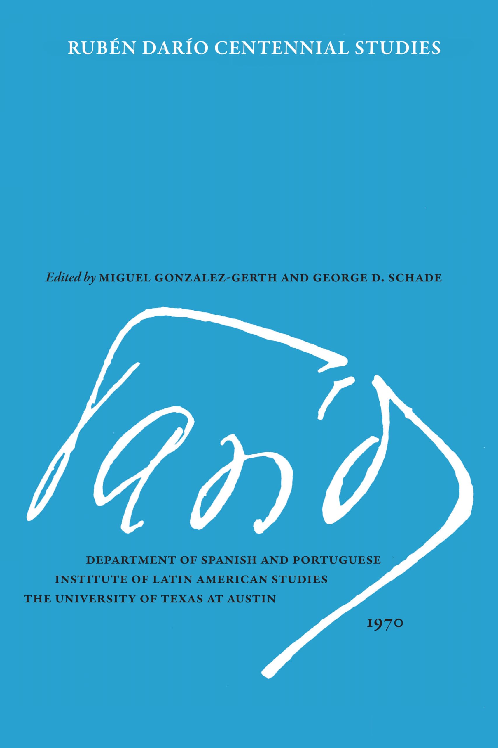 Ruben Dario Centennial Studies,Used