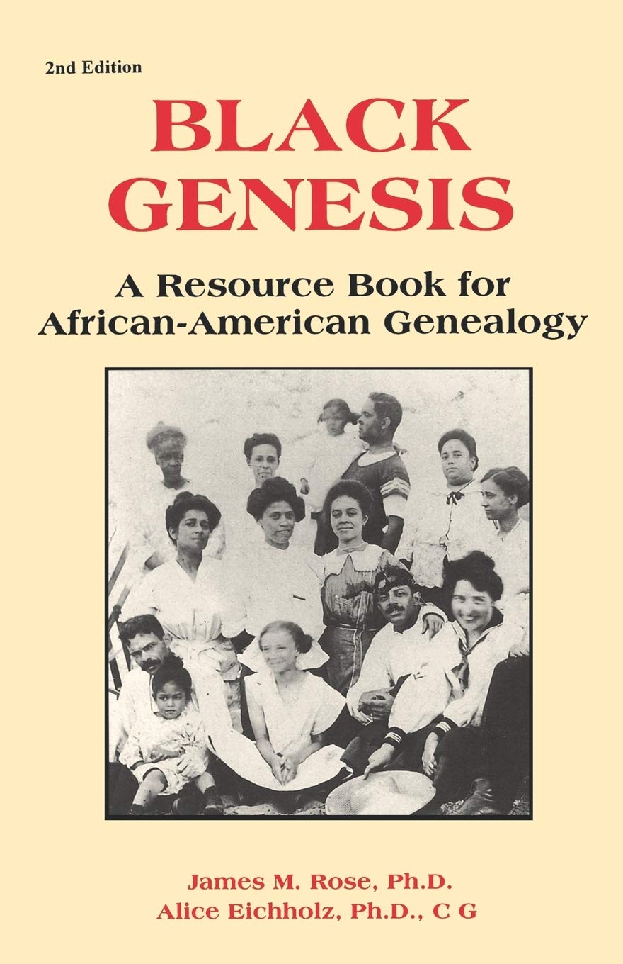 Black Genesis: A Resource Book For Africanamerican Genealogy (Gale Genealogy And Local History),Used