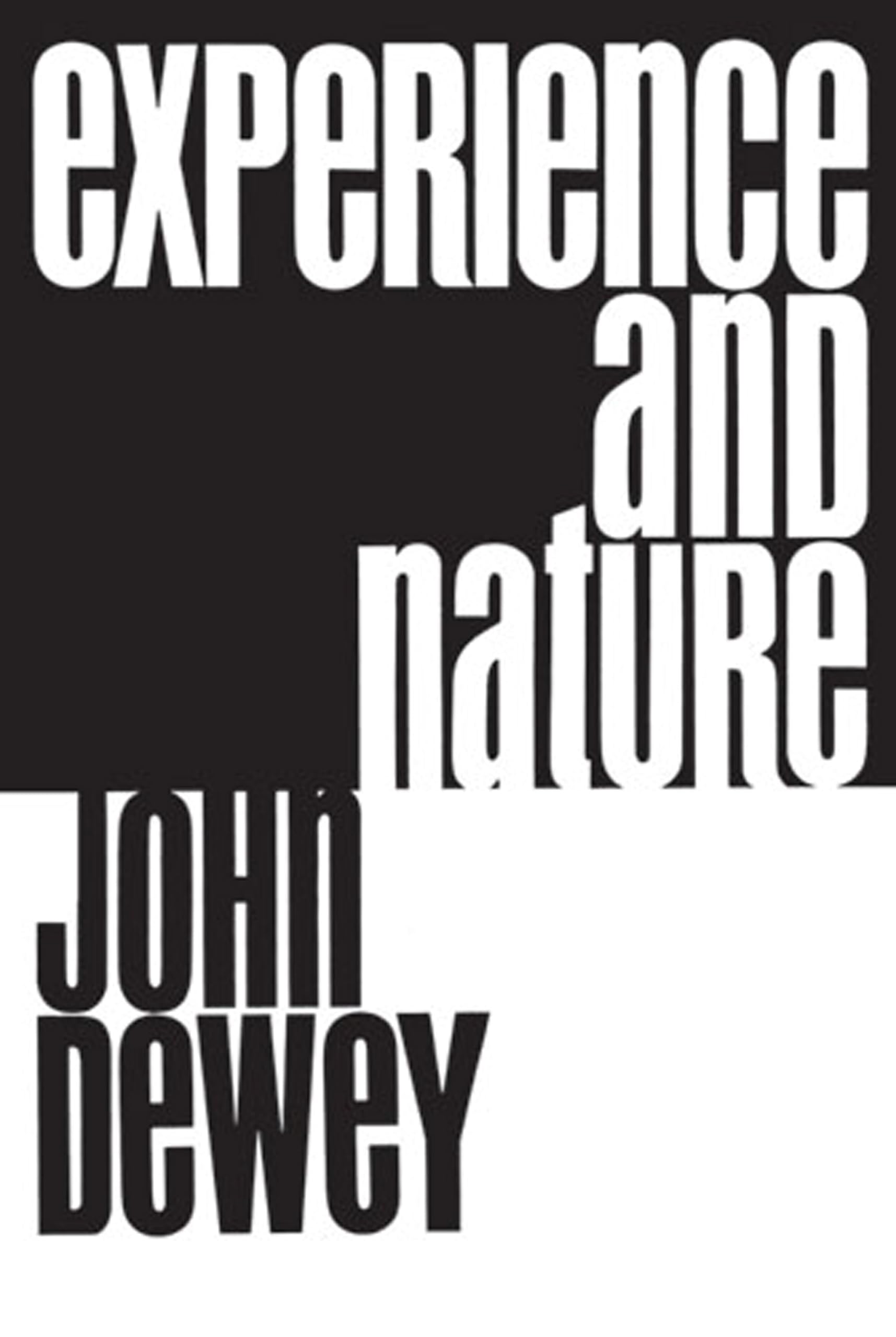 Experience And Nature,New