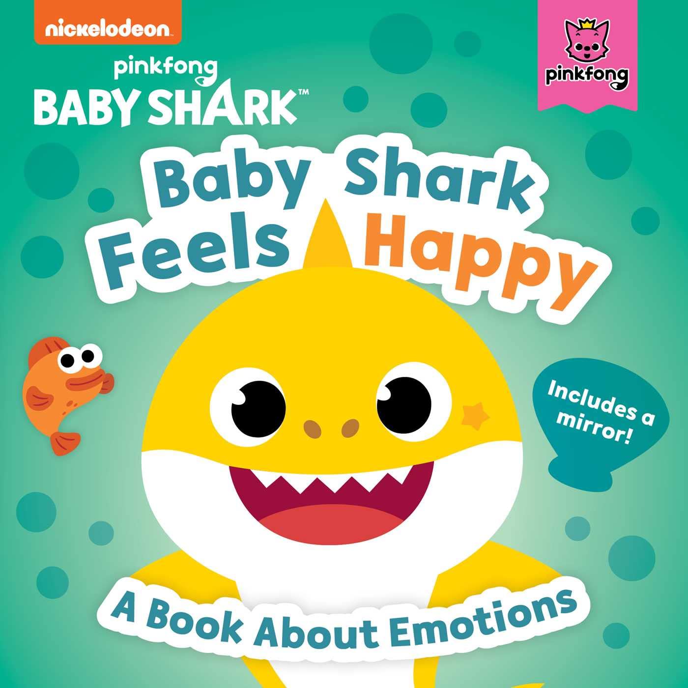 Baby Shark: Baby Shark Feels Happy: A Book About Emotions With A Mirror,Used