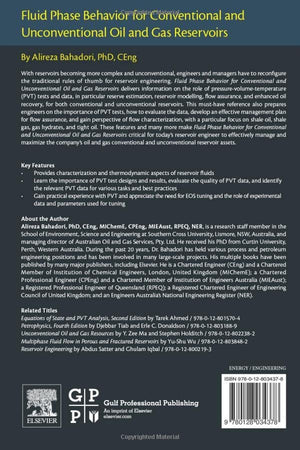 Fluid Phase Behavior for Conventional and Unconventional Oil and Gas Reservoirs,Used