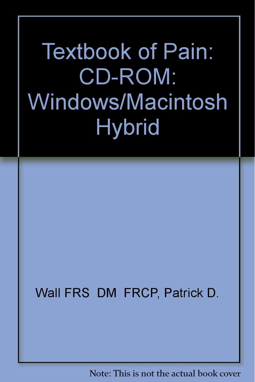Textbook of Pain: CDROM,Used