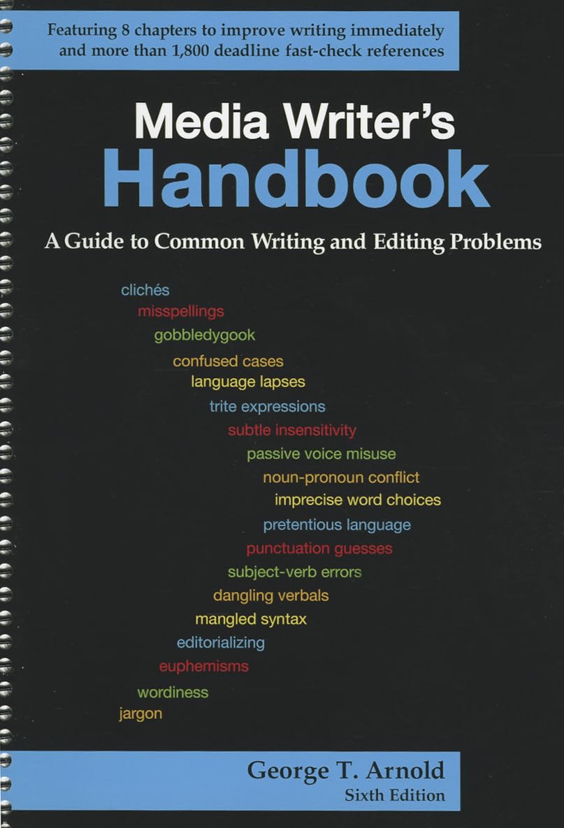 Media Writer's Handbook: A Guide to Common Writing and Editing Problems,Used