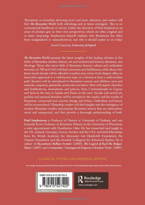 The Byzantine World (Routledge Worlds),Used