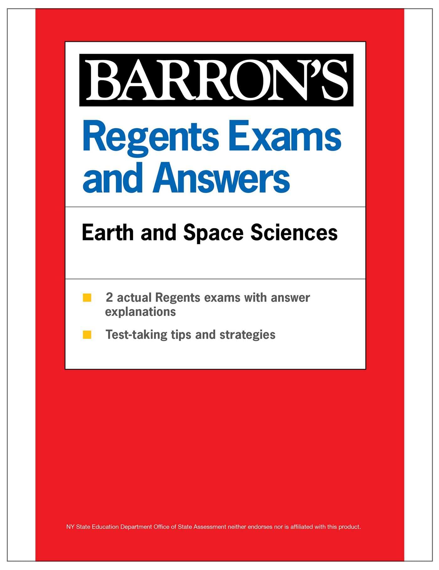 Regents Exams And Answers: Earth And Space Sciences (BarronS New York Regents)
