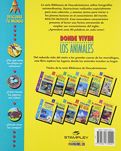 Donde Viven Los Animales (Descubre Tu Mundo),Used