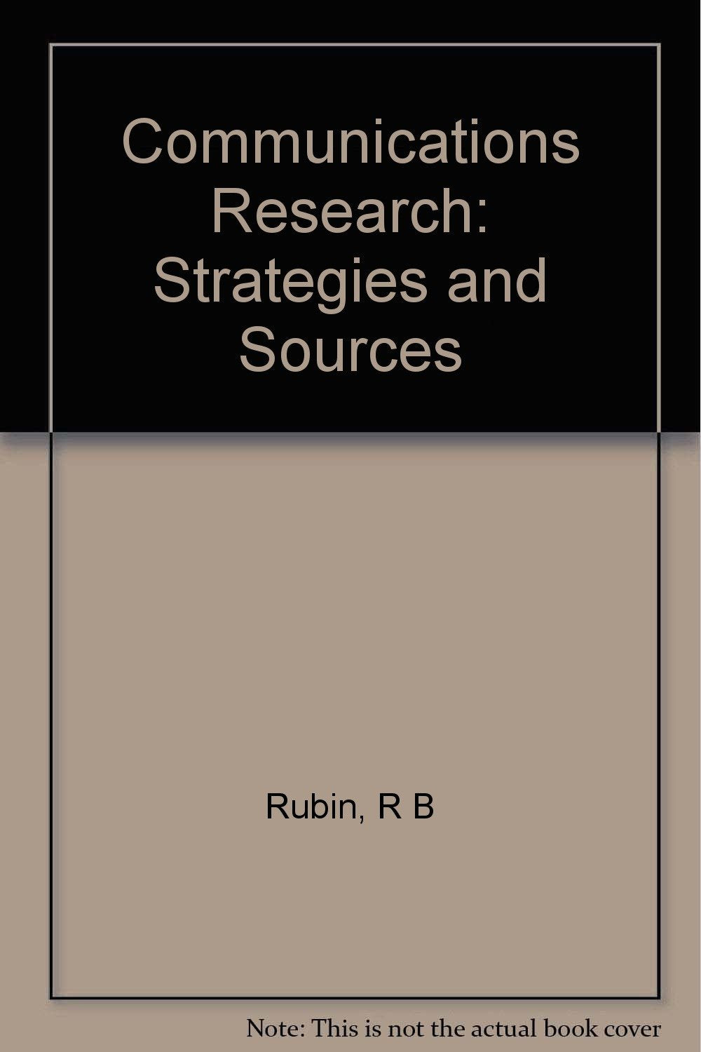 Communication research: Strategies and sources,Used