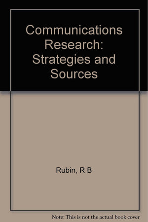 Communication research: Strategies and sources,Used