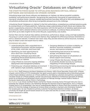 Virtualizing Oracle Databases on vSphere,Used