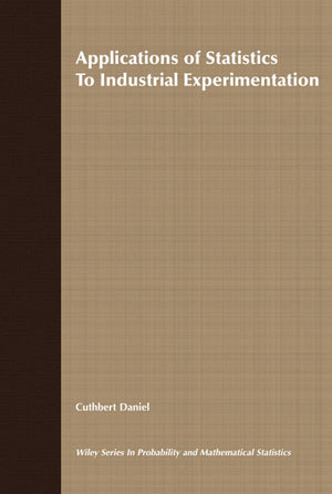 Applications Of Statistics To Industrial Experimentation (Wiley Series In Probability And Statistics),Used