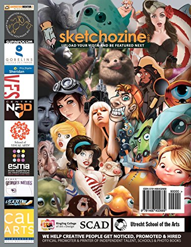 Sketchozine.com: Vol.4 CUTESIES: The ultimate Collection of Artwork & Interviews from World's Most Talented Artists.,Used