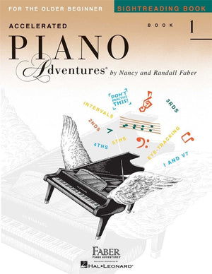 Accelerated Piano Adventures for the Older Beginner  Sightreading Book 1,Used