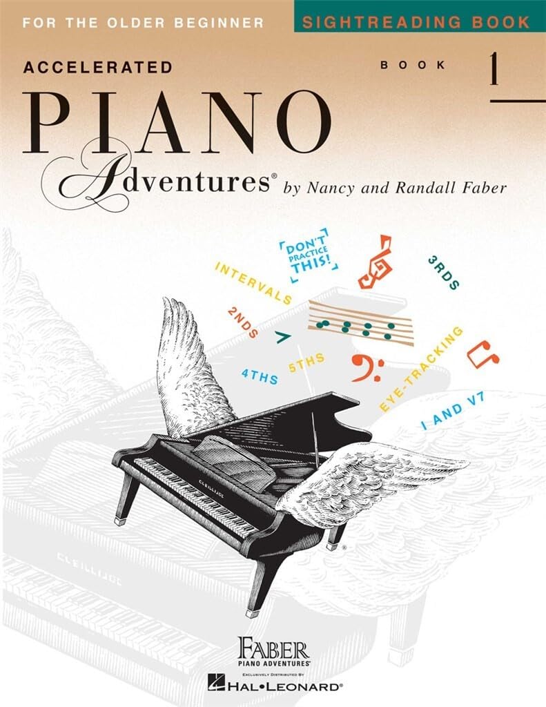 Accelerated Piano Adventures for the Older Beginner  Sightreading Book 1,Used