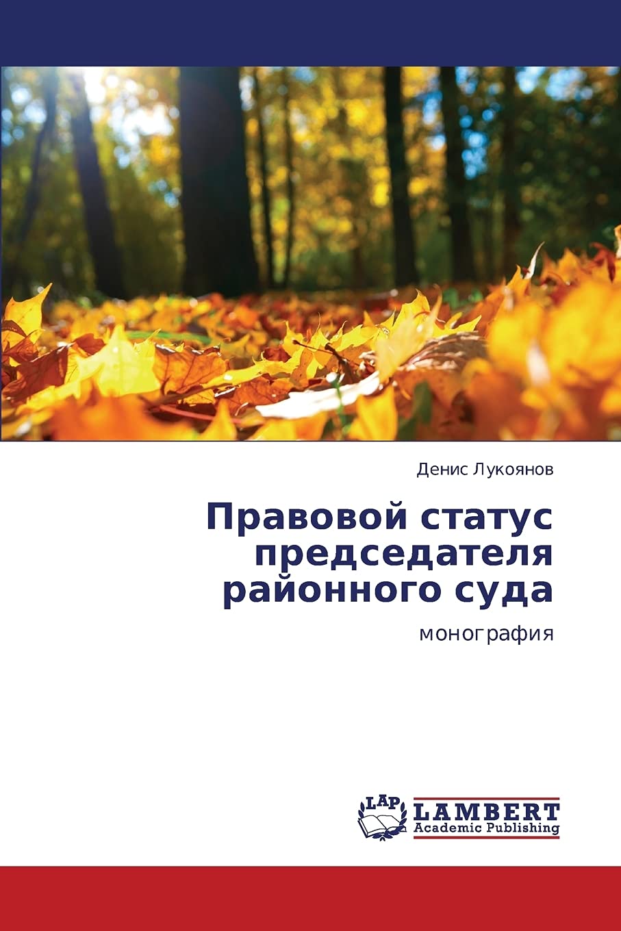 Pravovoy status predsedatelya rayonnogo suda: monografiya (Russian Edition),Used
