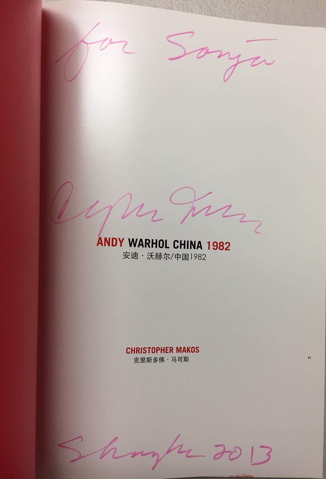 Andy Warhol in China: The Photographs of Christopher Makos,Used