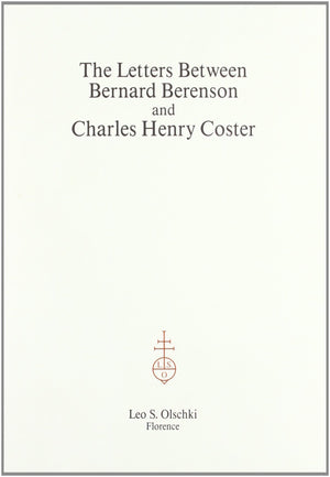 LETTERS (THE) BETWEEN BERNARD BERENSON AND CHARLES HENRY COSTER,Used