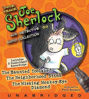 Joe Sherlock, Kid Detective CD Audio Collection: Case 000001:The Haunted Toolshed,Case 000002:The Neighborhood Stink,Case 000003,Used