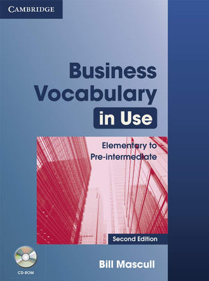 Business Vocabulary in Use: Elementary to Preintermediate with Answers and CDROM,Used