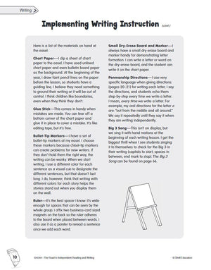 The Road to Independent Reading and Writing (Professional Resources),Used