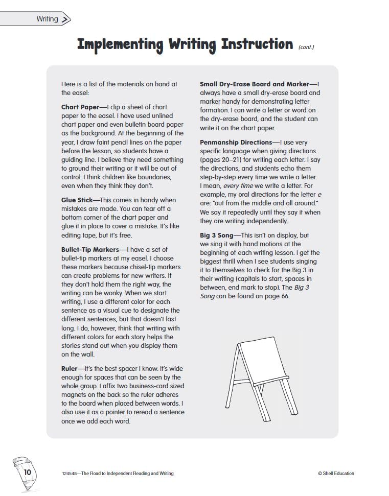 The Road to Independent Reading and Writing (Professional Resources),Used