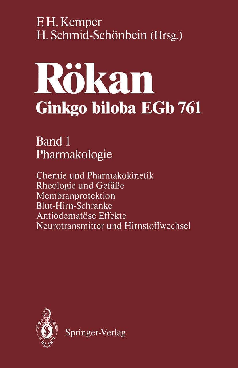 Rkan Ginkgo biloba EGb 761: Band 1: Pharmakologie (German Edition),Used