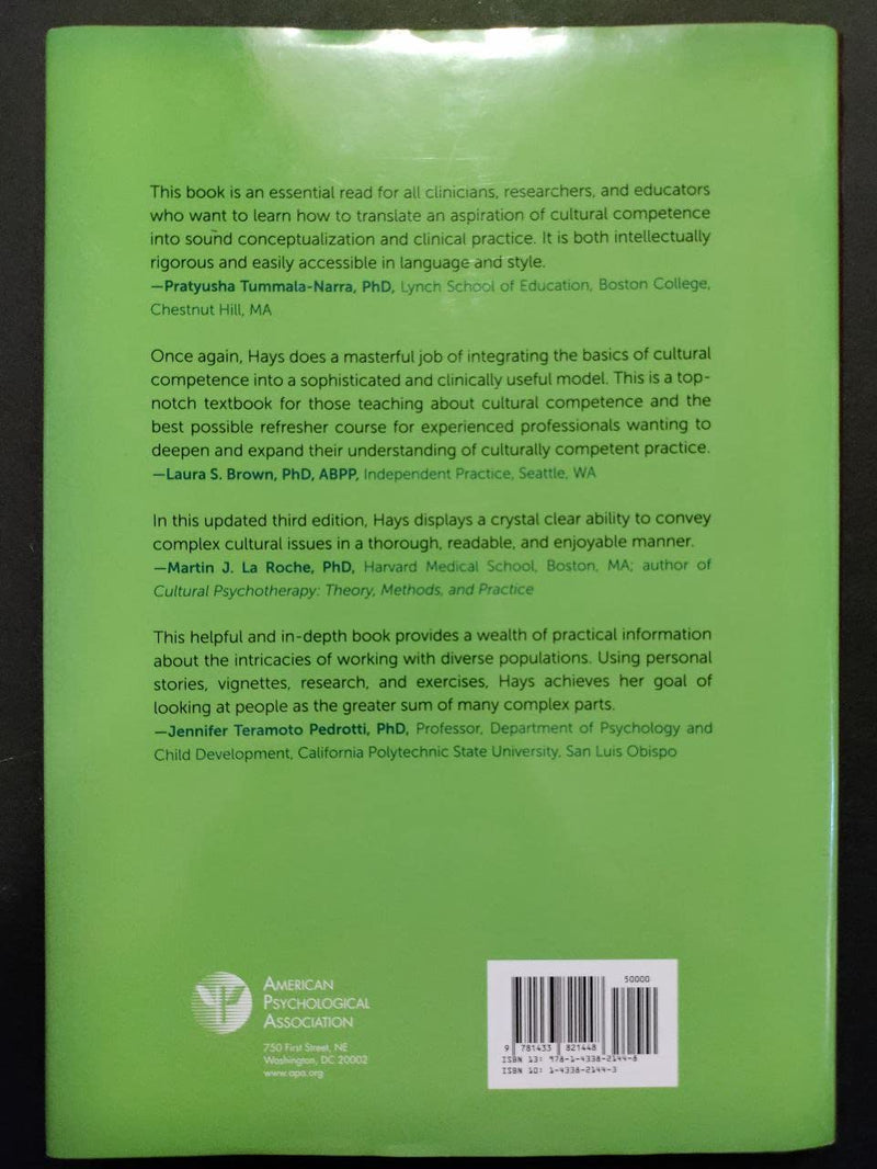 Addressing Cultural Complexities In Practice: Assessment, Diagnosis, And Therapy