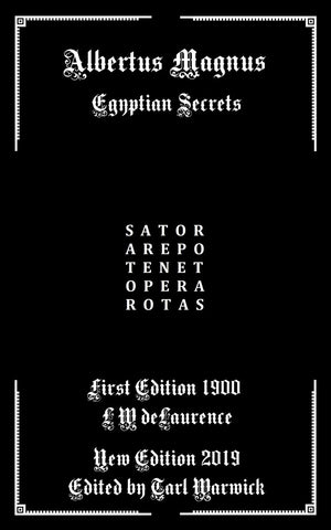 Albertus Magnus: Egyptian Secrets,Used