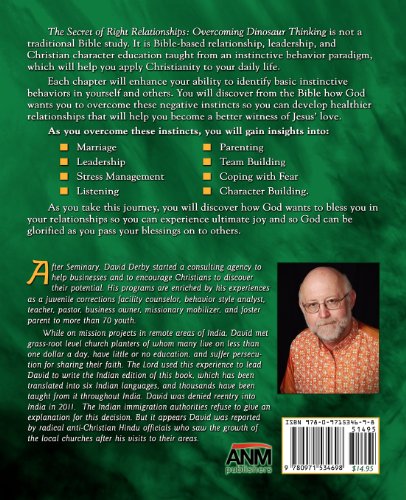 The Secret of Right Relationships: Overcoming Dinosaur Thinking,Used