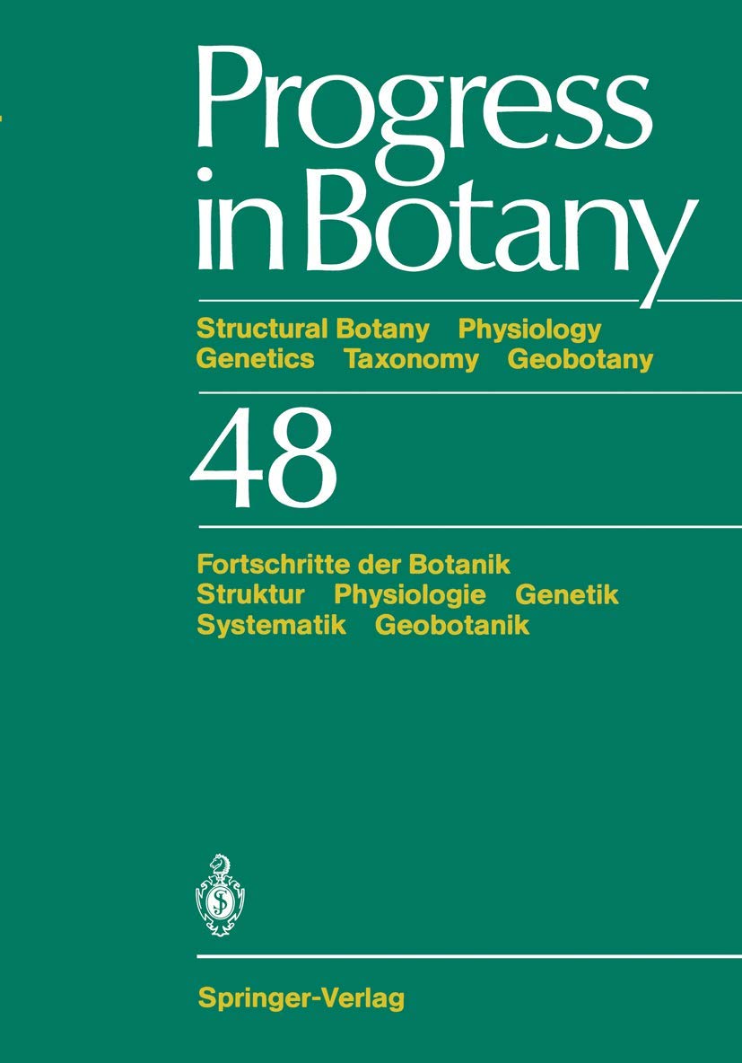 Progress in Botany: Structural Botany Physiology Genetics Taxonomy Geobotany / Fortschritte der Botanik Struktur Physiologie Gen,Used