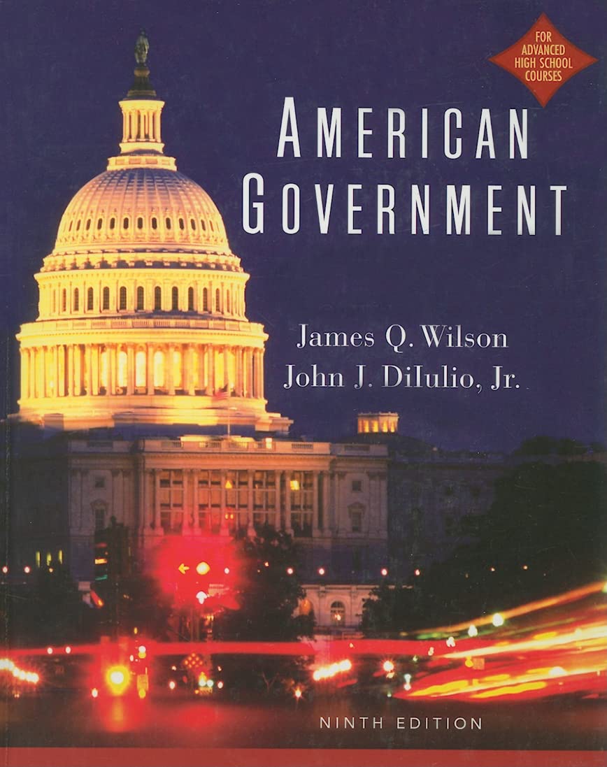 American Government AP Version 9th Edition,Used