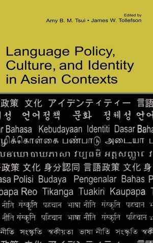 Language Policy, Culture, And Identity In Asian Contexts,Used