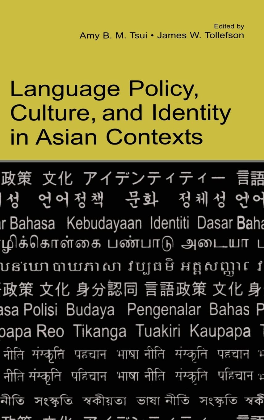 Language Policy, Culture, And Identity In Asian Contexts,Used